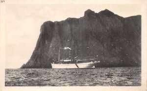 Nordkap Norge Norway Steamer Real Photo Vintage Postcard AA72341