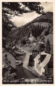 St Leonhard Austria Church Real Photo Antique Postcard J41300