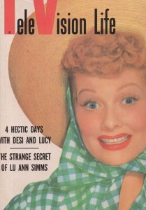 Lu Ann Simms Television Life 1957 Magazine Cover Postcard