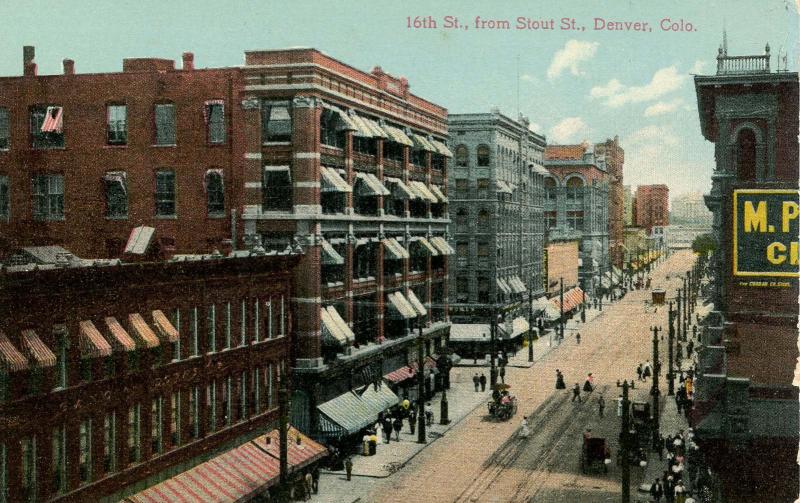 CO - Denver. 16th Street from Stout Street