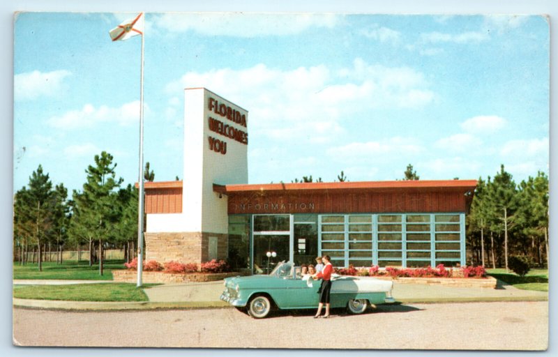 Chevrolet Bell Aire Florida FL Postcard