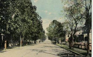 SHREVEPORT, Louisiana, 1908; Crockett Street