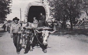 Missouri Joplin Smokey Bill Wilson and Family With Oxen and Wagon Dexter Press