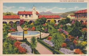 The Patio And Spanish GardenMission San Juan Capistrano California