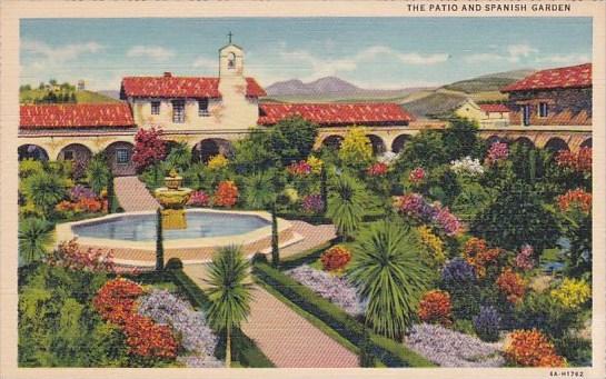 The Patio And Spanish GardenMission San Juan Capistrano California