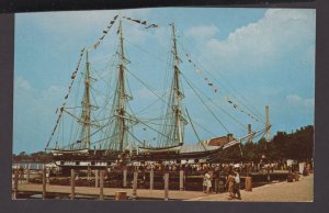 Connecticut MYSTIC SEAPORT the Charles W. Morgan whaleship built in 1841 Chrome