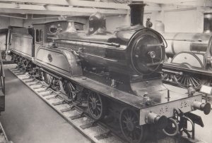 LMS Railway Class 4-4-0 no 1621 Train Real Photo Postcard