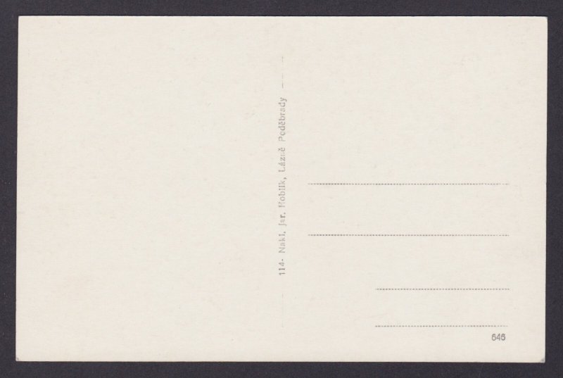 Postcard CZECHIA, Nymburk, Poděbrady Spa