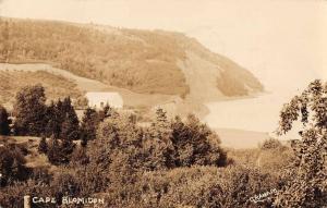 Cape Blomidon Nova Scotia Canada birds eye view of area real photo pc Z18720