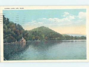 W-Border LAKE SCENE Lee - Near Pittsfield Massachusetts MA F4078