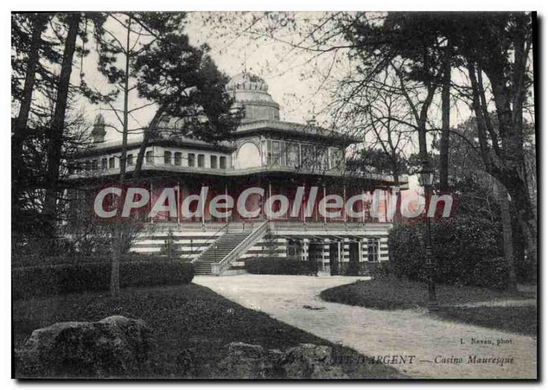 Postcard Old margent Moorish Casino