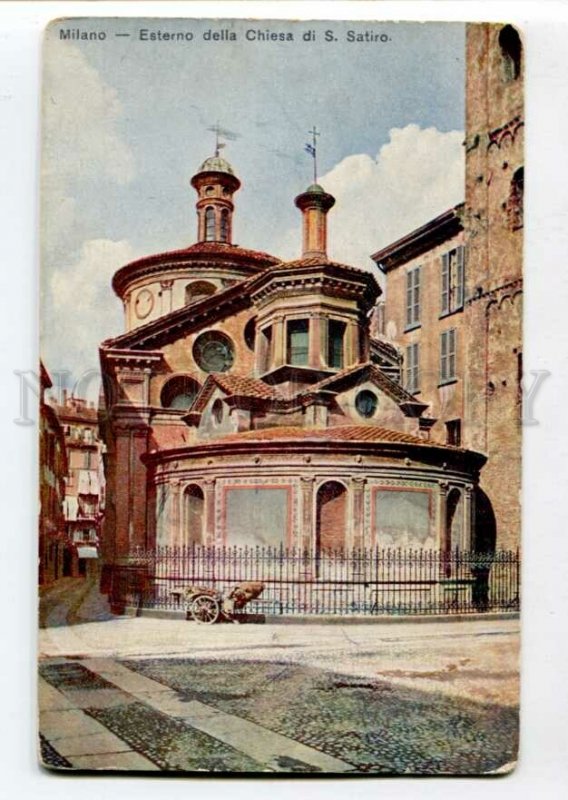 3103125 ITALY MILANO Esterno della Chiesa di S. SATIRO Vintage