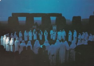 Stonehenge at Midsummer Midsommar Sunrise Pagan Druid Ceremony Postcard