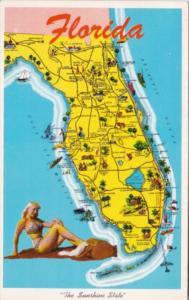 Map Of Florida The Sunshine State