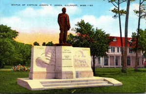 Mississippi Gulfport Captain Joseph T Jones Statue