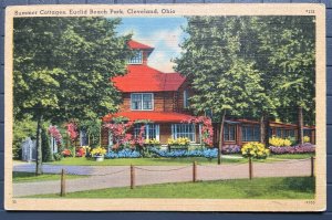 Vintage Postcard 1930-1945 Summer Cottages Euclid Beach Park Cleveland Ohio OH