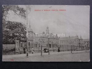Norwich NORFOLK & NORWICH HOSPITAL c1905 Old Postcard