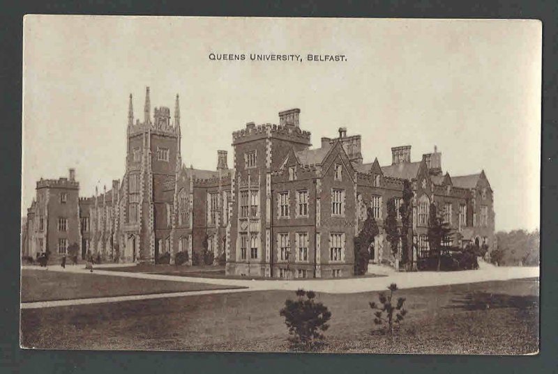 Ca 1914 RPPC* Queens University Belfast Ireland Mint