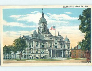 W-border COURTHOUSE SCENE Waterloo Iowa IA AF0063