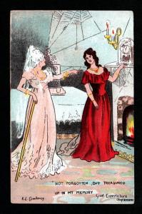 U S 19xx Picture Postcard Not Forgotten!