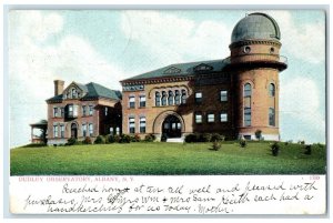 1907 Dudley Observatory Building Exterior Albany New York NY Posted Postcard