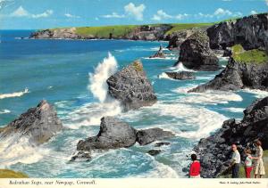 BR91618 bedruthan steps near newquay cornwall   uk