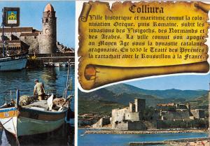 BF13937 collioure celebre port catalan france  front/back image