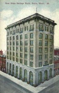 New State Savings Bank in Butte, Montana