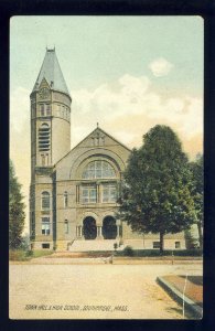 Southbridge, Massachusetts/MA Postcard, Town Hall & High School