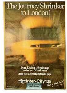 The Journey Shrinker Train to London, Persuasion, British Rail Poster