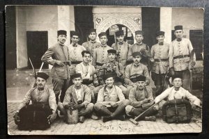 Mint France Real Picture Postcard WWI Longpon Soldiers