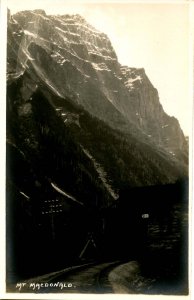 Canada - BC, Mt. MacDonald from Railway       *RPPC