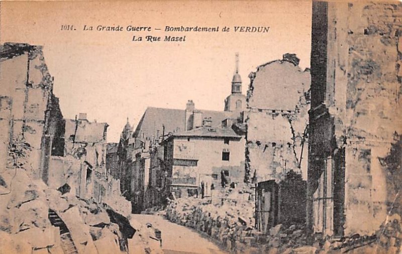 La Grande Guerre, Bombardement de Verdun France Unused 
