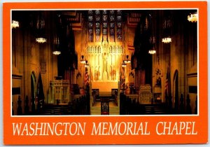 Postcard - Interior - Washington Memorial Chapel - Valley Forge, Pennsylvania