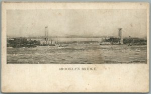 BROOKLYN BRIDGE NY ANTIQUE POSTCARD