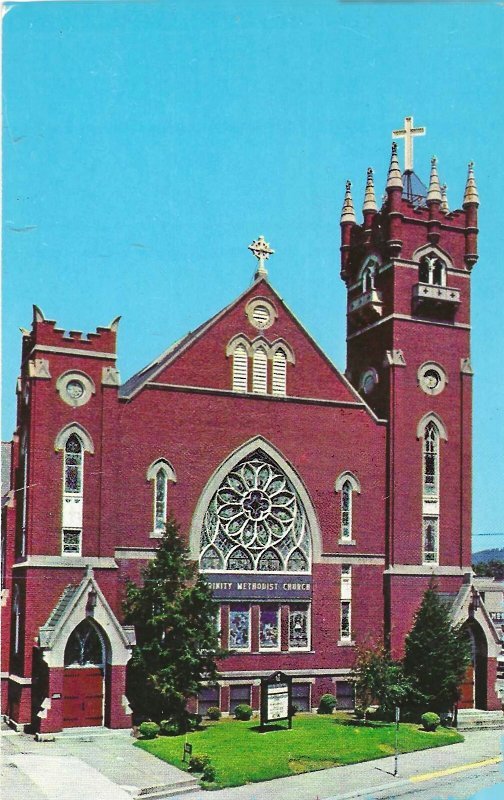 1960's Trinity Methodist Church, Portsmouth, Ohio Chrome Postcard