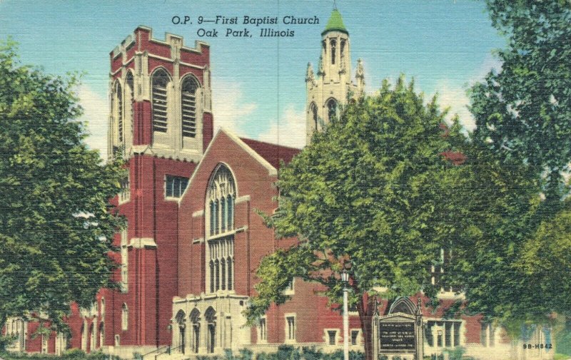 USA First Baptist Church Oak Park Illinois Linen 03.31