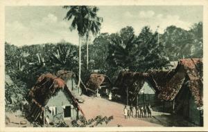 suriname, Native Maroon Village (1930s) Moravian Mission