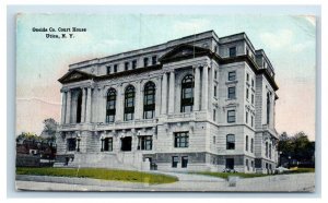 c1905 Oneida County Court House Building Utica New York NY Tiny Antique Postcard