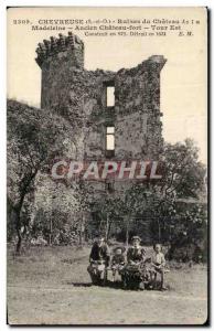 Chevreuse - Ruins of Chateau de la Madeleine - Old Postcard