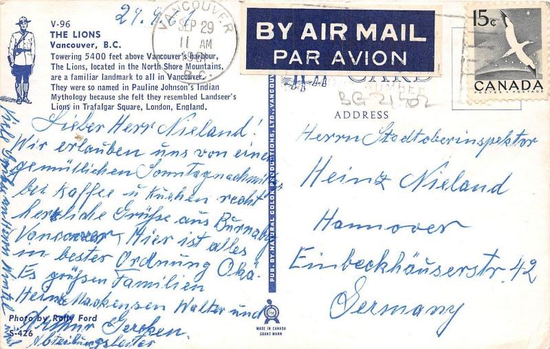 BG21402 the lions vancouver b c  canada