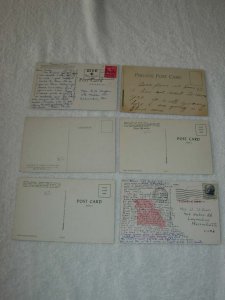 Kansas City MO - Lot Of 6 Great Vintage Postcards - x0504