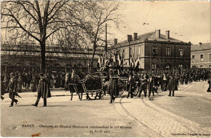 CPA Militaire Nancy - Obséques du Général Houdaille (90690)