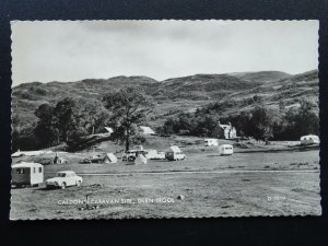 Scotland Galloway GLEN TROOL Calden's Caravan Site c1960s RP Postcard Valentine