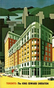 Canada Toronto The King Edward Sheraton Chrome Postcard 08.68