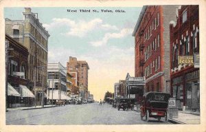 West Third Street Tulsa Oklahoma 1916 postcard