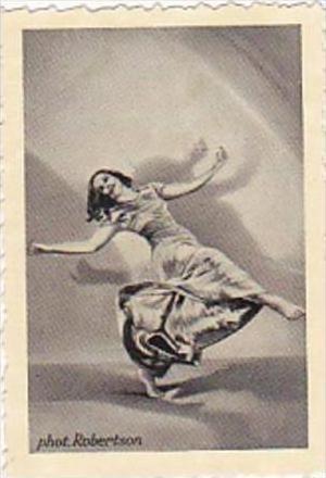 GARBATI CIGARETTE CARD FAMOUS DANCERS NO 154 LOTTE WERNICKE