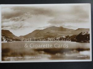 c1931 RP - SNOWDON from Llanberis Lake