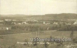 Real Photo in Fort Kent, Maine