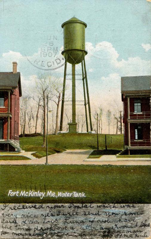 ME - Fort McKinley, Water Tank